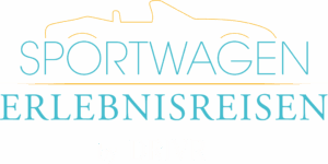 Sportwagen Erlebnisreisen by DRIVR Logo im Header der Seite Ardennen Tour 2026.